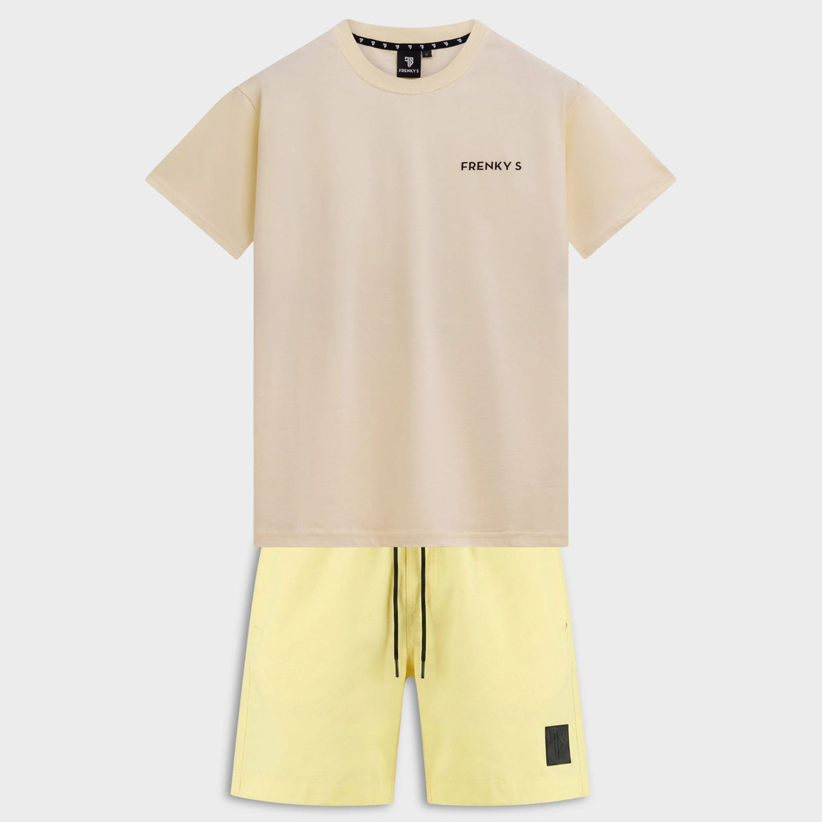 TWINSET zwembroek + t-shirt | geel - HEREN