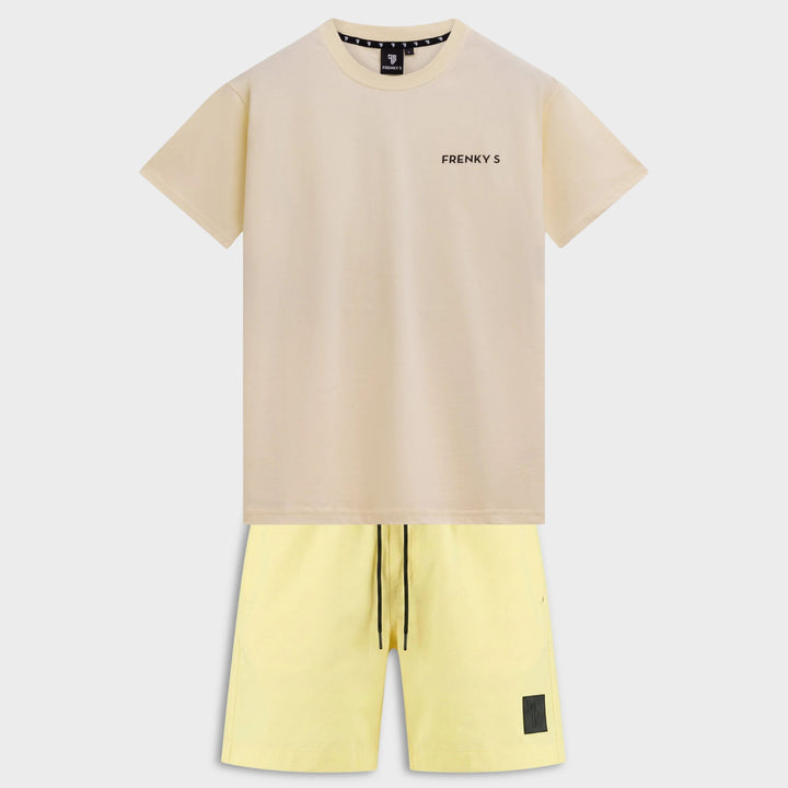TWINSET zwembroek + t-shirt | geel - ADULT