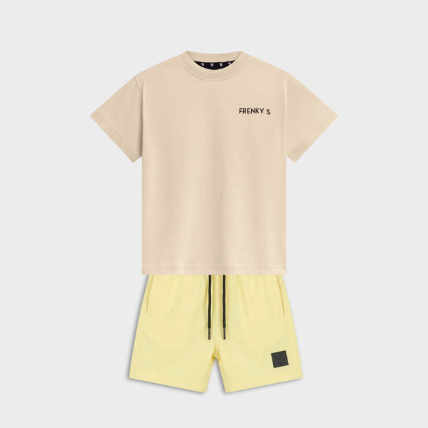 TWINSET zwembroek + t-shirt | geel - KIDS