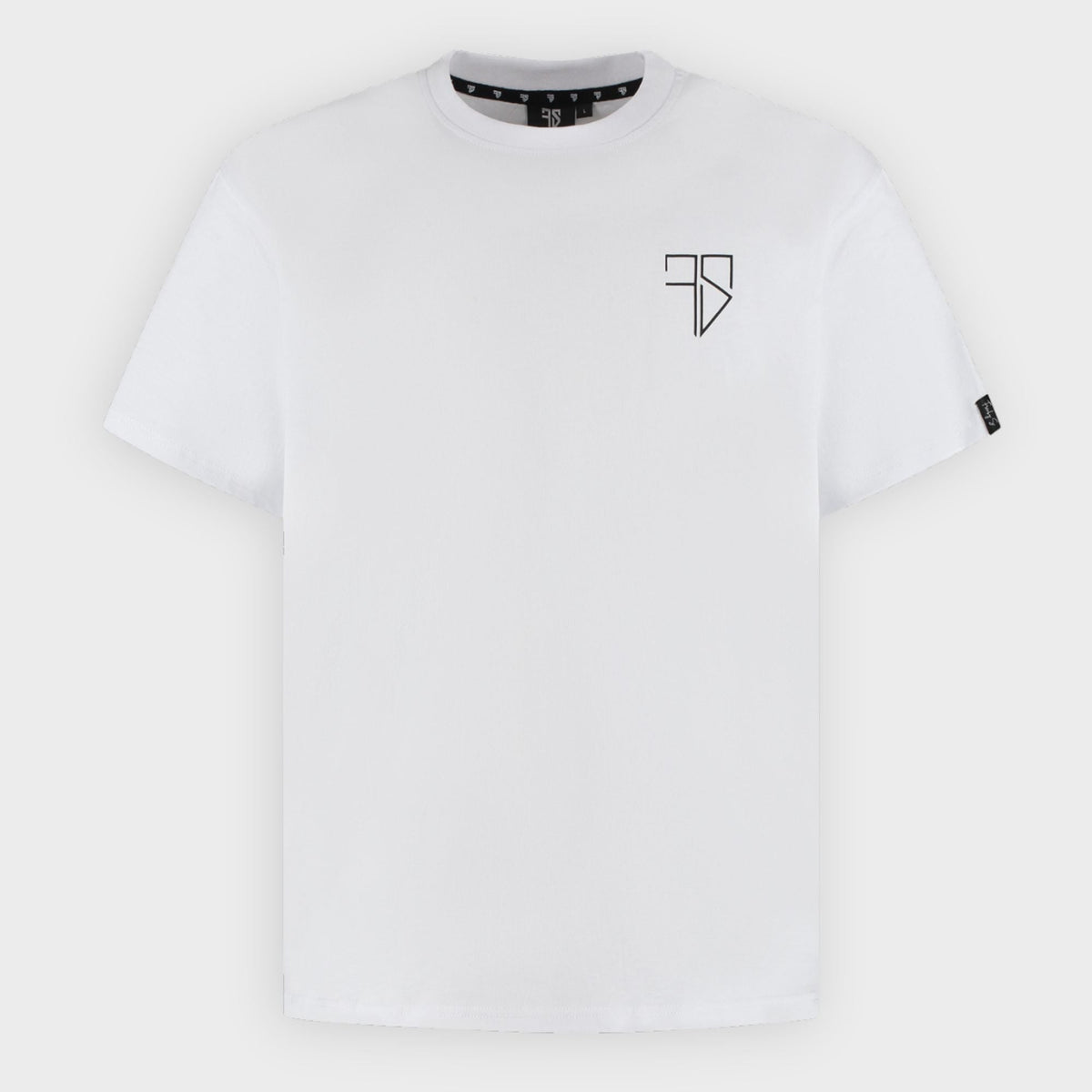 Heren t-shirt wit RIO met laserbedrukte rugprint — Frenky S