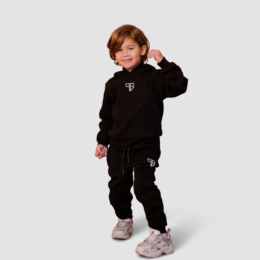 Enzo trainingspak zwart kids