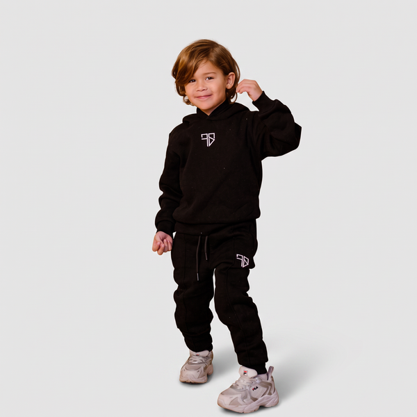 Enzo trainingspak zwart kids