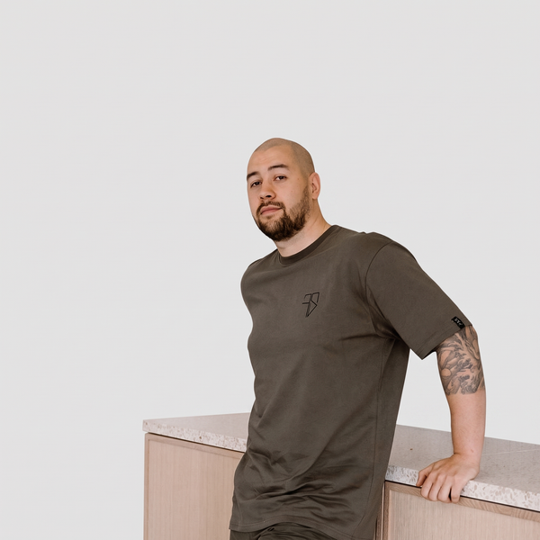 Rio t-shirt army groen heren