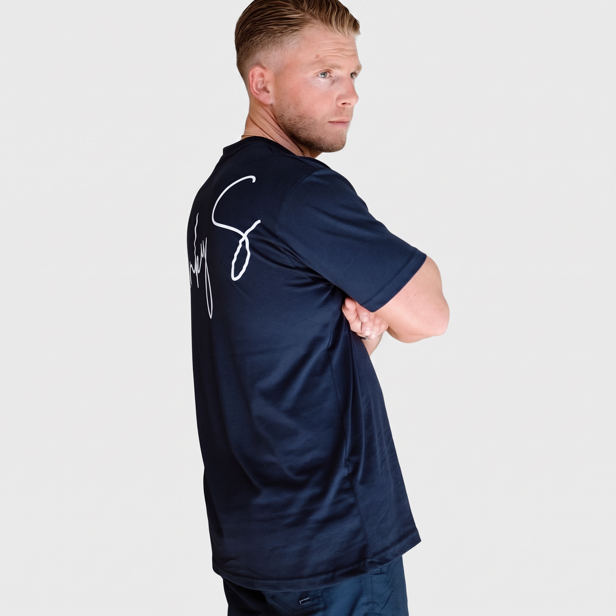 Rio t-shirt navy blauw heren
