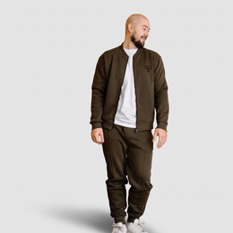 MONTY tracksuit with vest | army green - MEN