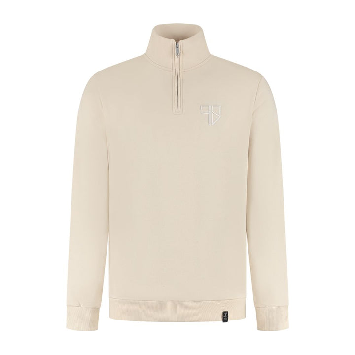 Halfzip Sweater Beige