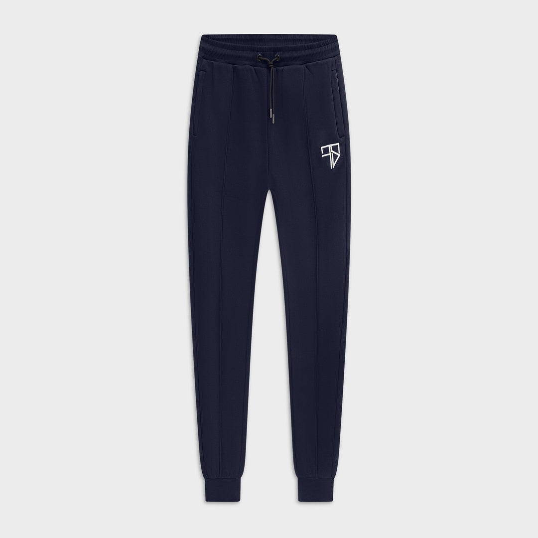 Nevio Tracksuit pants navy blauw heren, katoenen joggingbroek van Frenky S