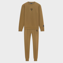 Nevio trainingspak met sweater | army groen - HEREN