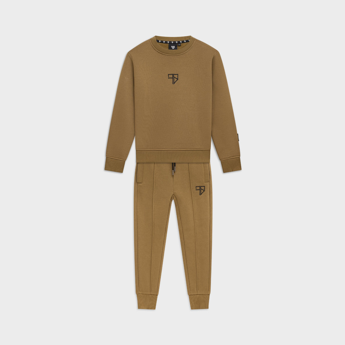 Kinder Nevio Tracksuit army groen: trainingspak met sweater voor jongens van Frenky S