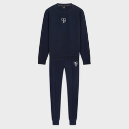 Nevio trainingspak met sweater | navy blauw - HEREN