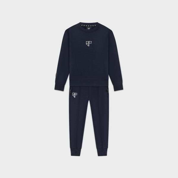 Kinder Nevio Tracksuit navy blauw: trainingspak met sweater voor jongens van Frenky S