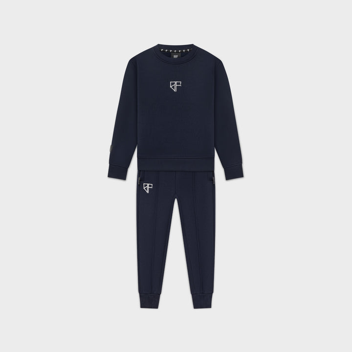 Kinder Nevio Tracksuit navy blauw: trainingspak met sweater voor jongens van Frenky S