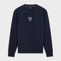 Nevio trainingspak sweater | navy blauw - HEREN
