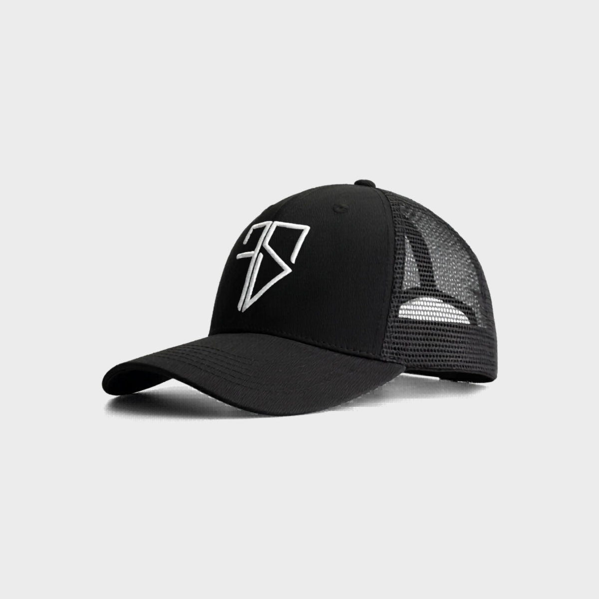 Kinderpet jongens trucker pet zwart mesh achterkant Frenky S