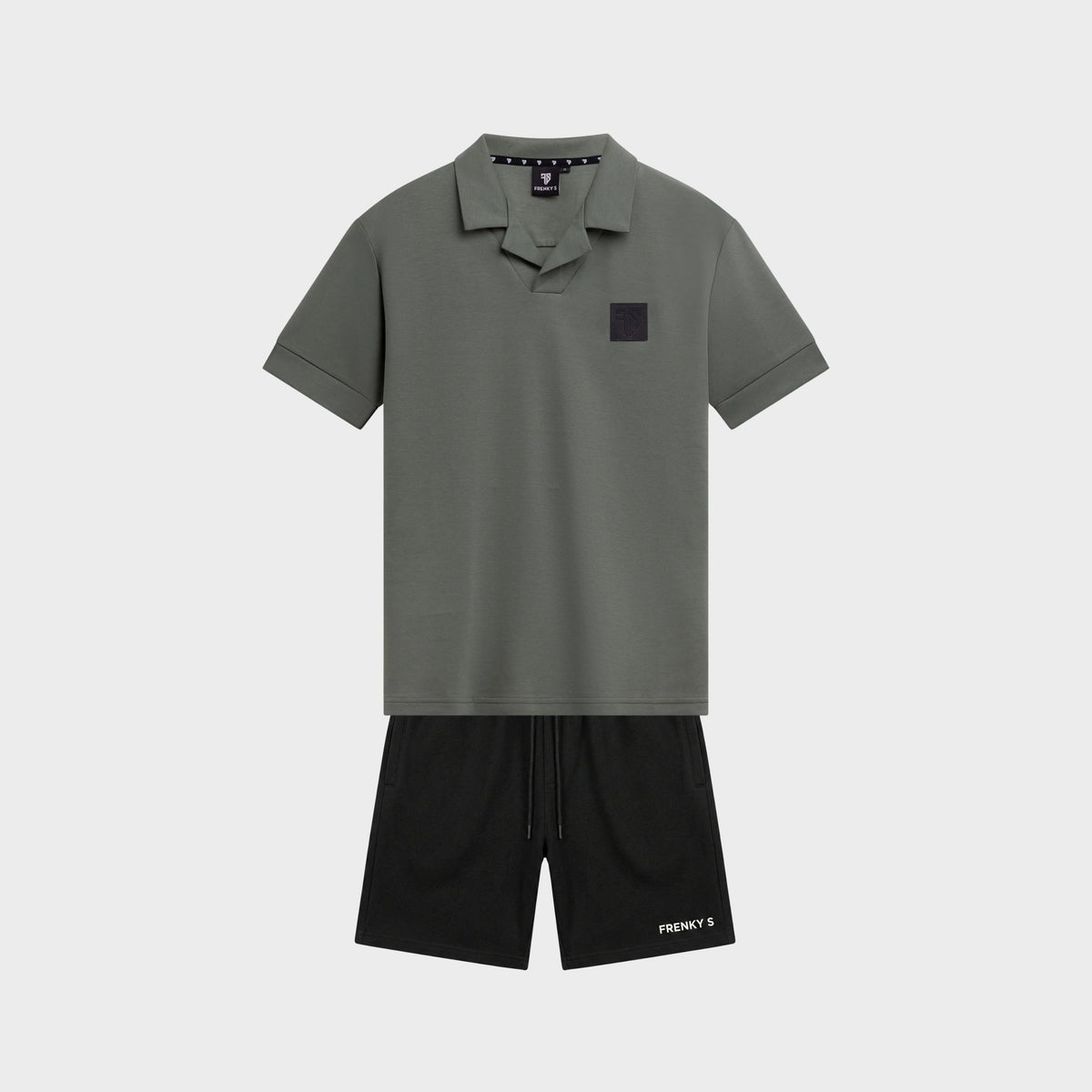 TWINSET polo + short | groen + zwart - KIDS