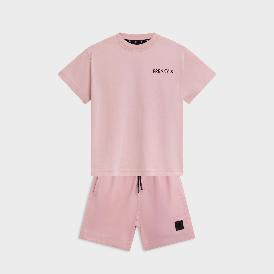TWINSET zwembroek + t-shirt | roze - KIDS