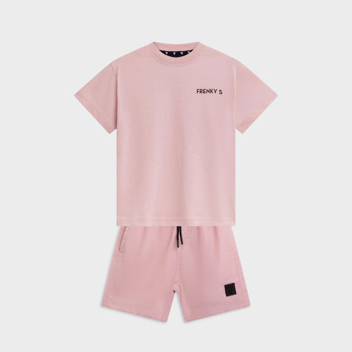 TWINSET zwembroek + t-shirt | roze - KIDS