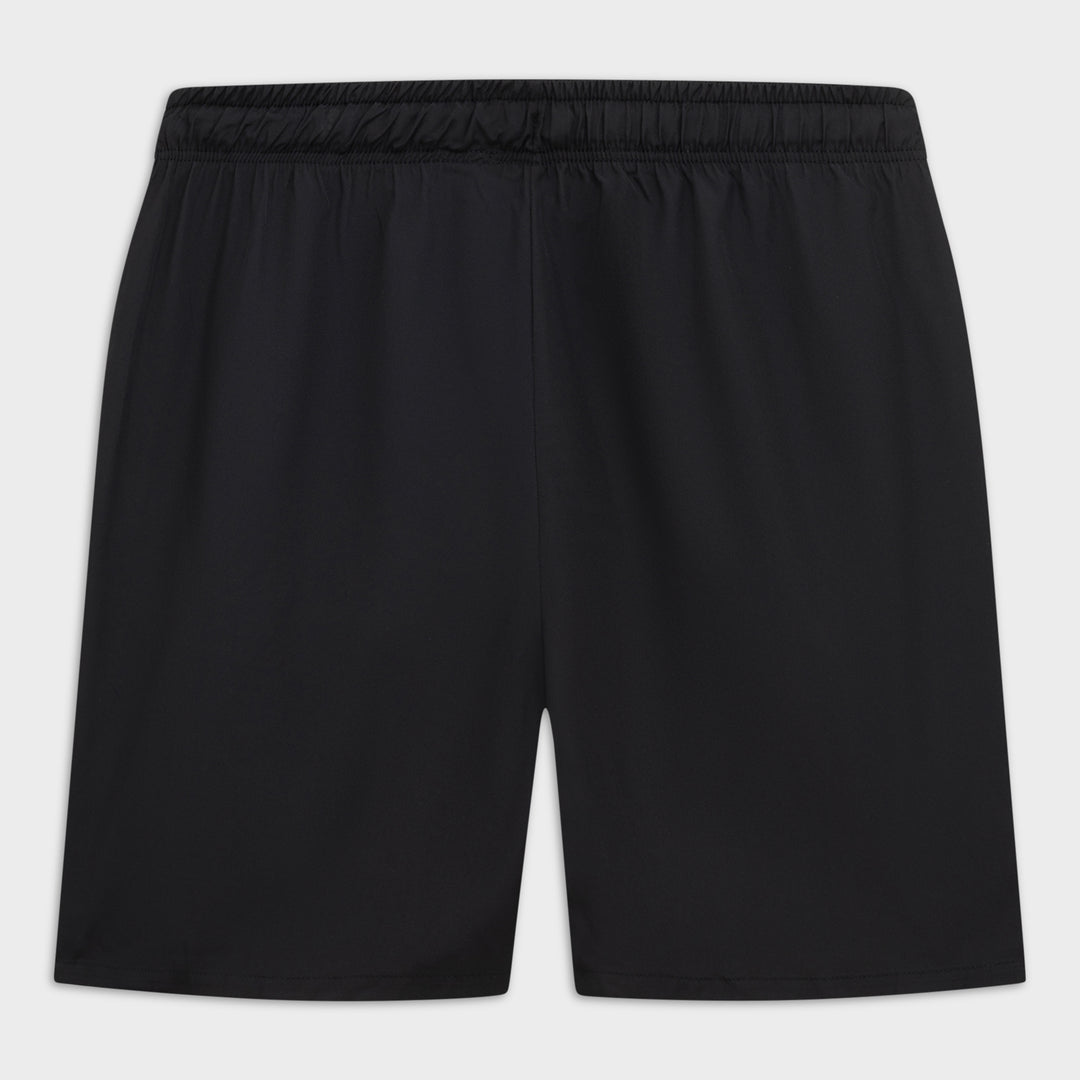Zwarte heren Active short, achteraanzicht