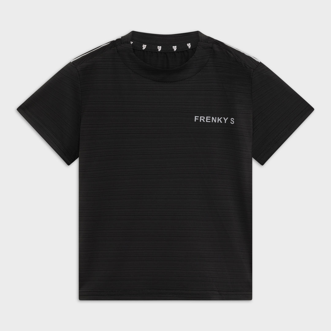 Active t-shirt + short | zwart - KIDS