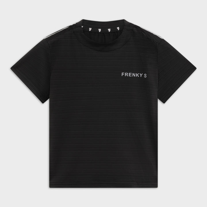 Active t-shirt + short | zwart - KIDS