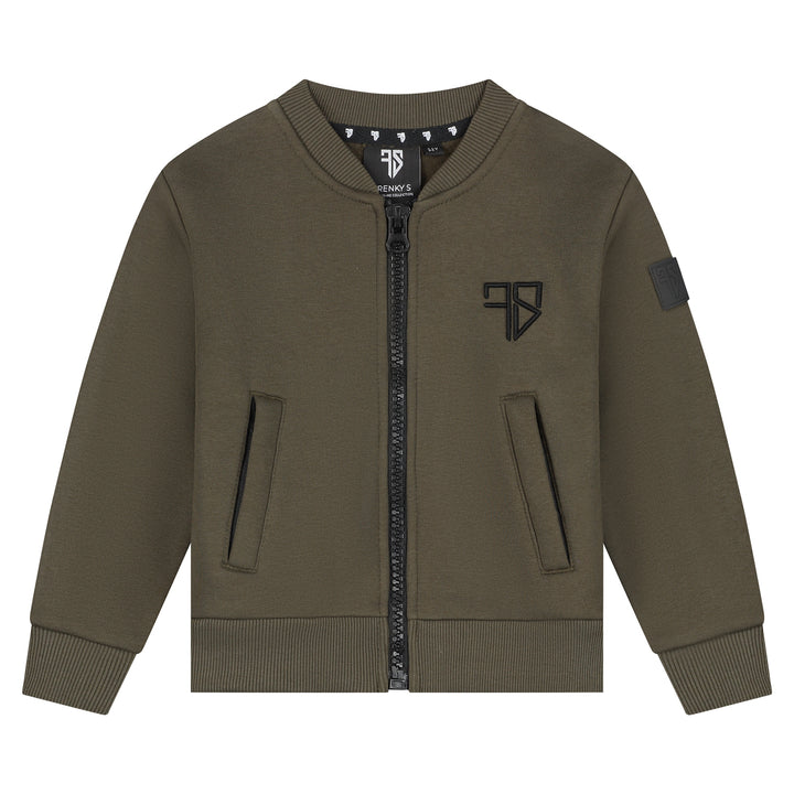 MONTY trainingspak met vest | army groen - KIDS