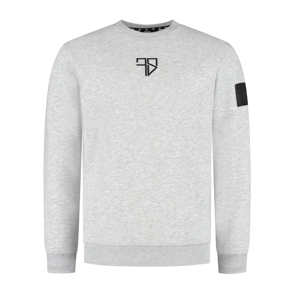 NEVIO Trainingsanzug mit Pullover | Grau - Herren