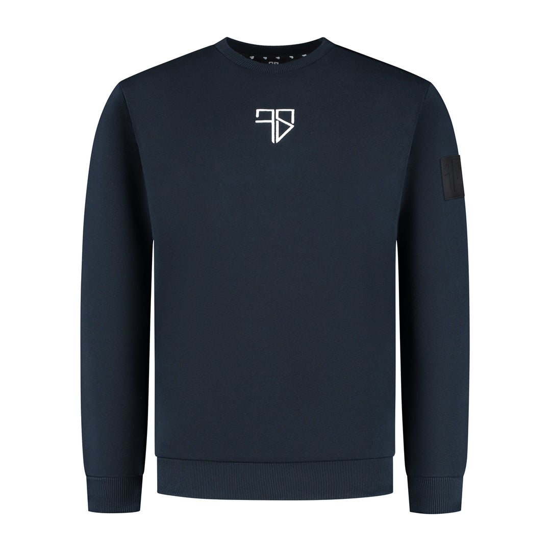 NEVIO trainingspak met sweater | navy blauw - VADER + ZOON