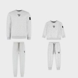 Nevio trainingspak met sweater | grijs - VADER + ZOON