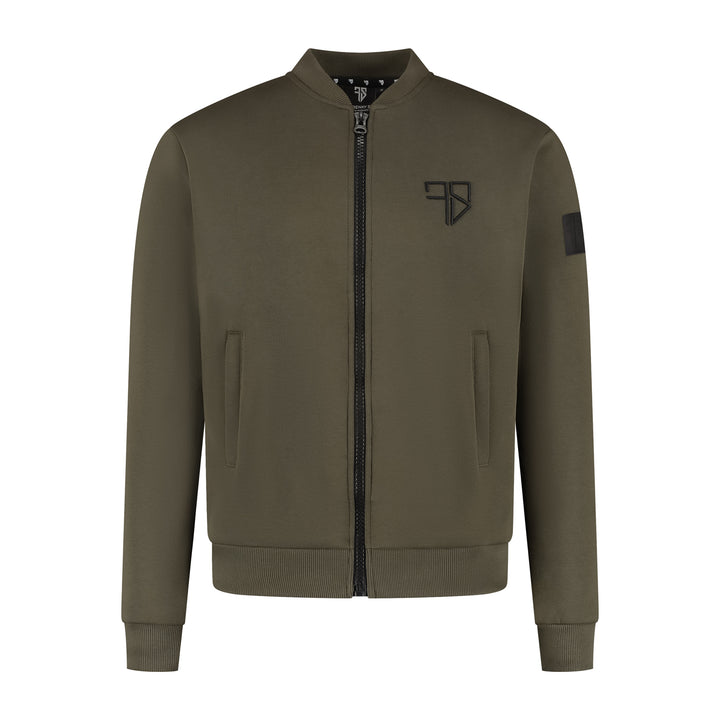 MONTY trainingspak met vest | army groen - HEREN