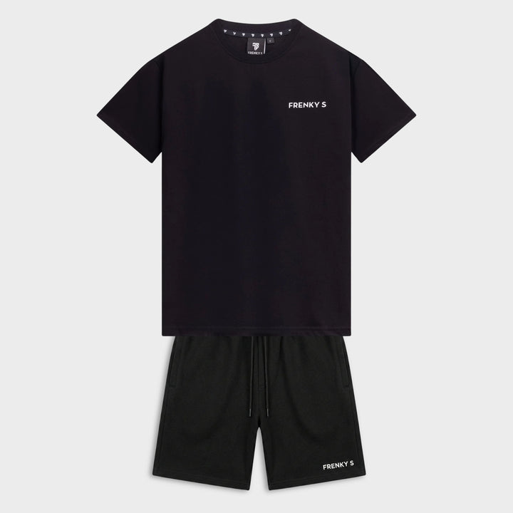 TWINSET jogger short + t-shirt | zwart - ADULT