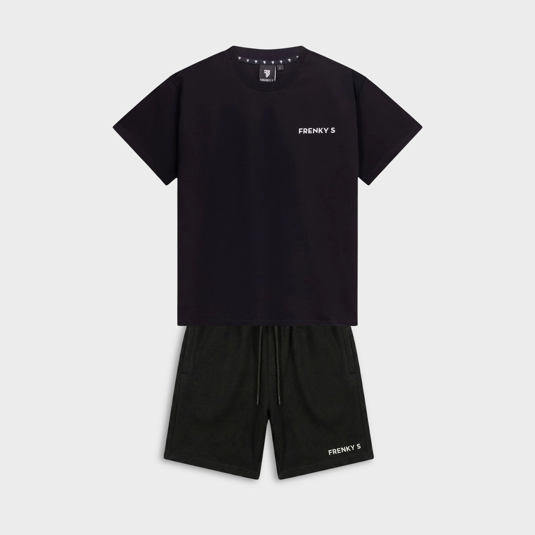 TWINSET jogger short + t-shirt | zwart - KIDS