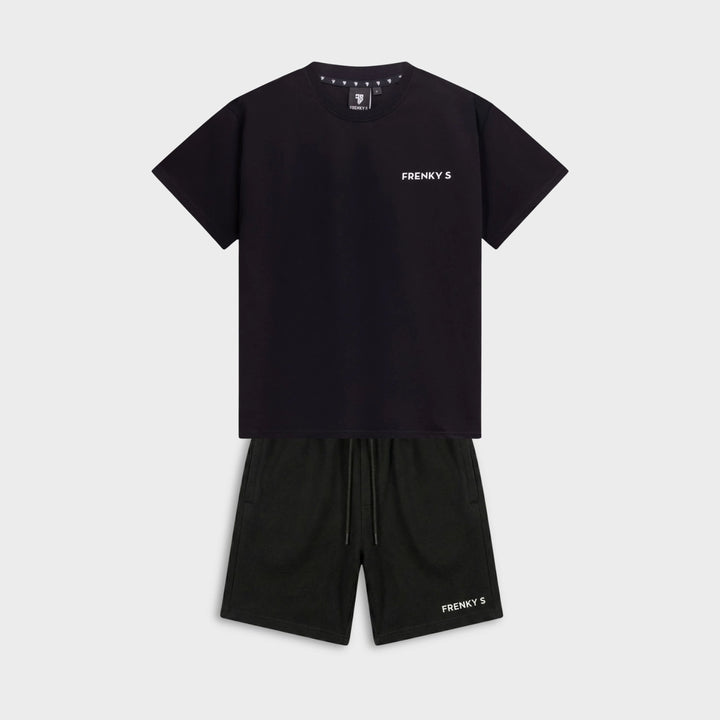 TWINSET jogger short + t-shirt | zwart - KIDS