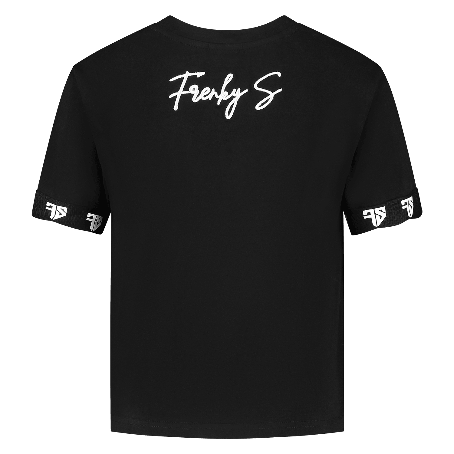 Signature T-shirt | Black - KIDS - Frenky S -Vader en zoon kleding