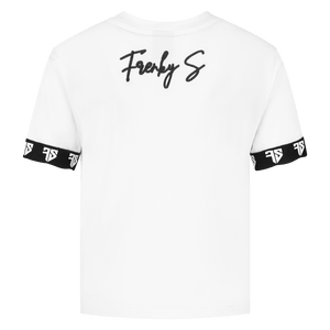 Signature T-shirt | White - BABY - Frenky S -Vader en zoon kleding