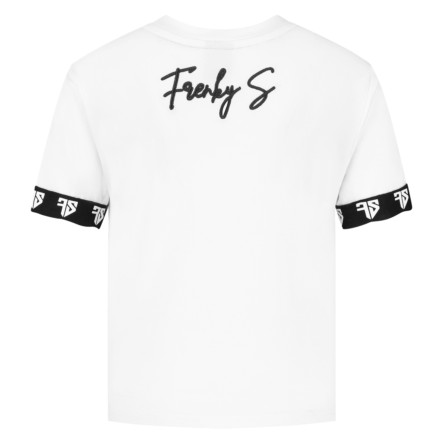 Signature T-shirt | White - KIDS - Frenky S -Vader en zoon kleding