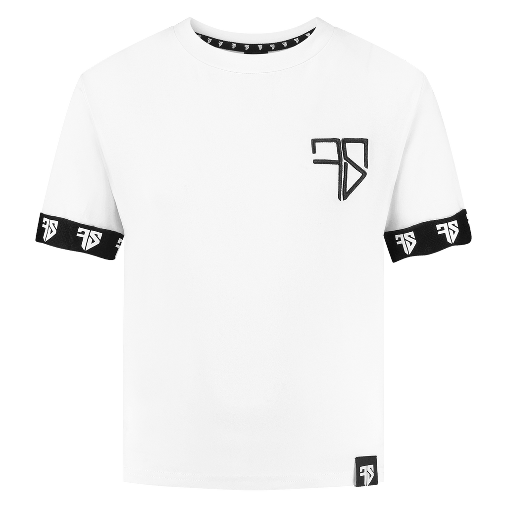 Signature T-shirt | White - BABY - Frenky S -Vader en zoon kleding